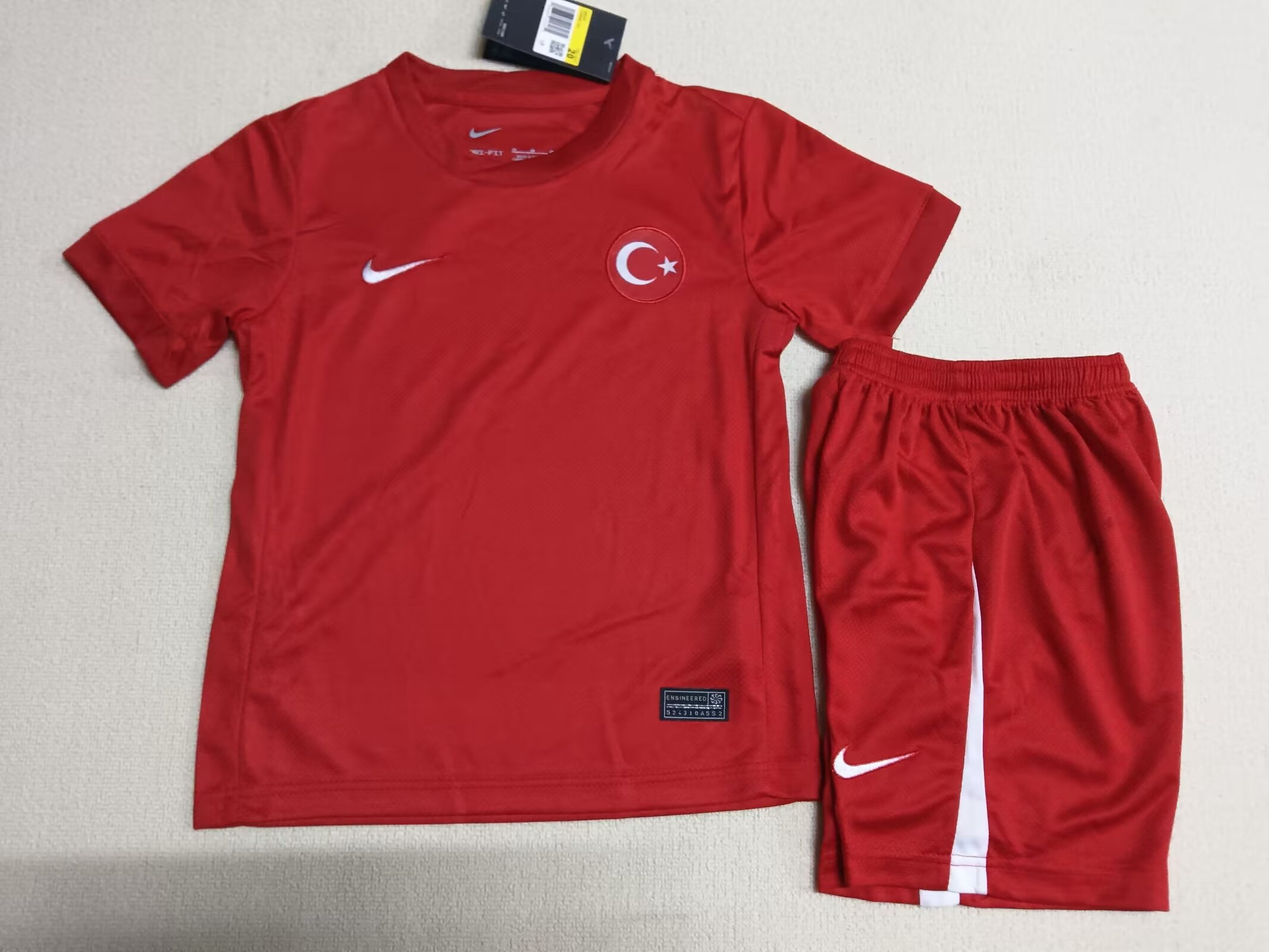2024 Türkiye National Team Home Football Shirt 1:1 Thai Quality Kids Size