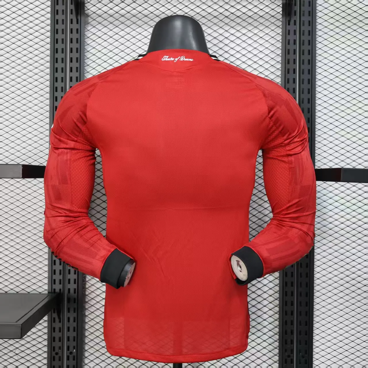 2025/2026 Long Sleeve Player Version Manchester United Home Football Shirt 1:1 Thai Quality
