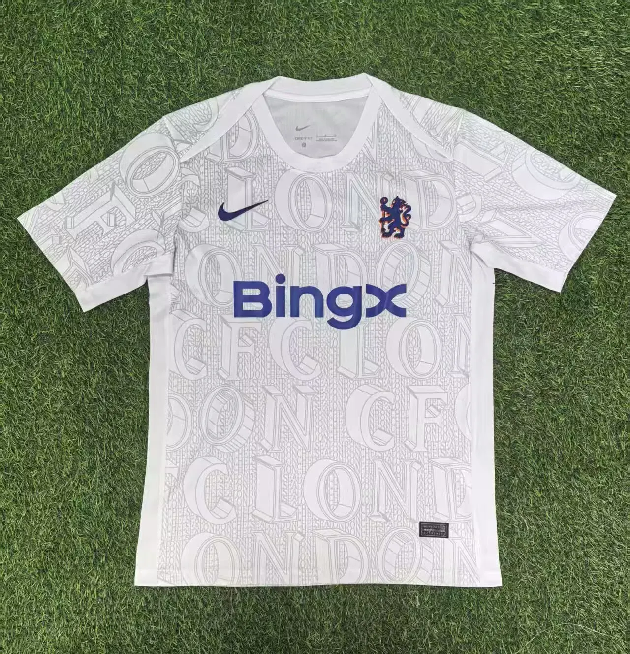 2025/2026 Chelsea Pre-match training uniforms white Football Jersey 1:1 Thai Quality