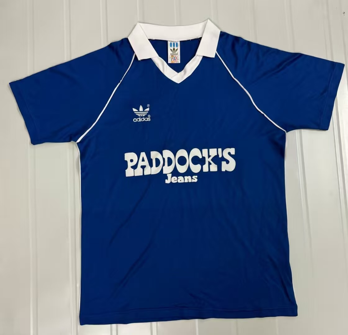 1984-1985 Retro Schalke 04 İç saha Futbol forması 1:1 Tayland kalitesi