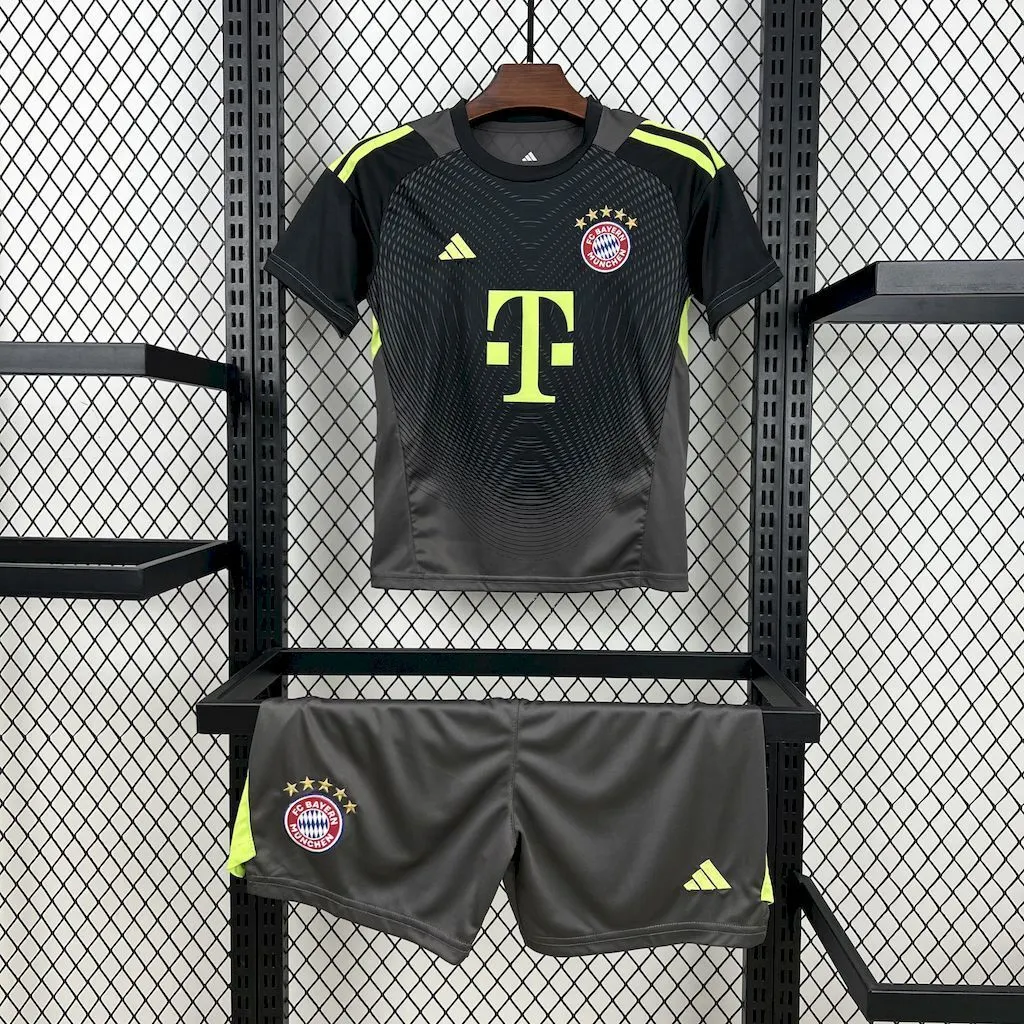 2025/2026 Bayern Munich Goalkeeper 02 Football Jersey 1:1 Thai Quality Kids Size