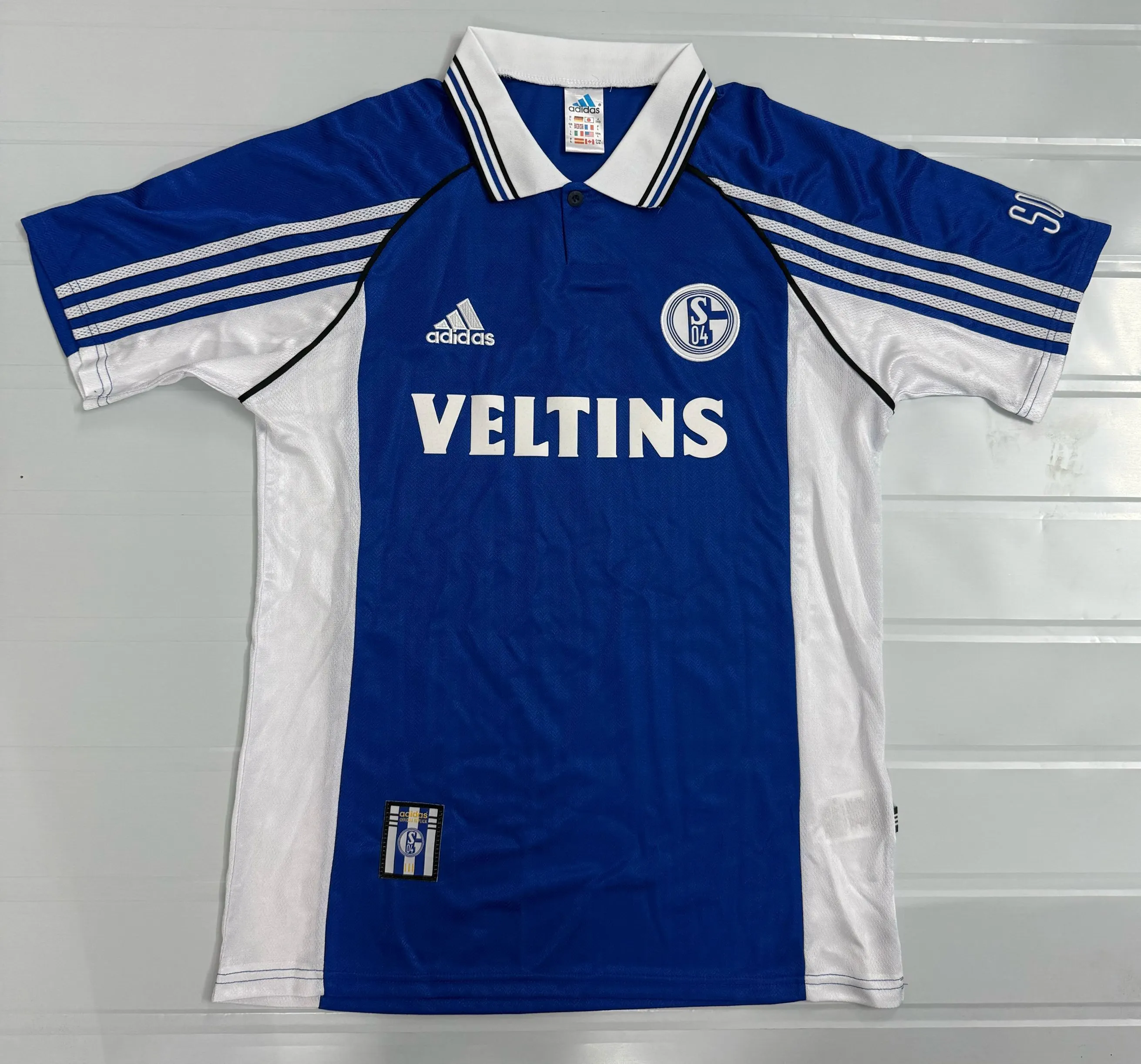 1998/2000 Retro Schalke 04 Home Football Jersey 1:1 Thai Quality