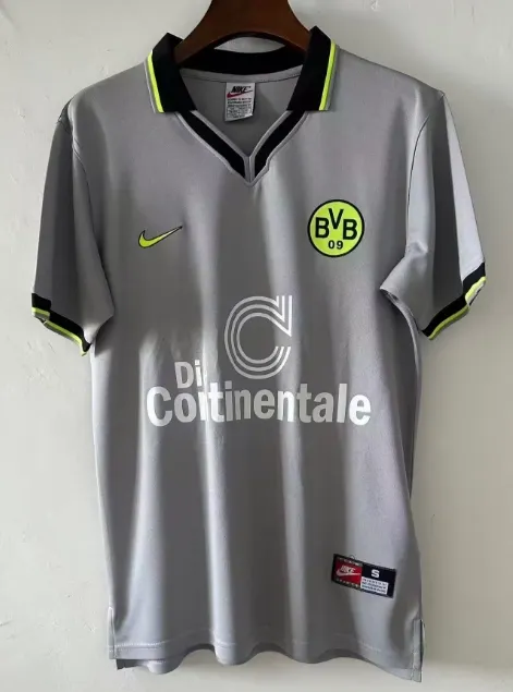 1997/1998 Retro Dortmund Away Football Shirt 1:1 Thai Quality