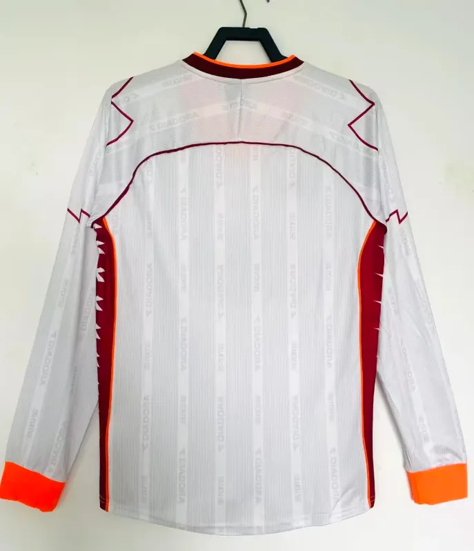 1998-1999 Retro Long Sleeve Roma Away  Soccer Jersey 1:1 Thai Quality