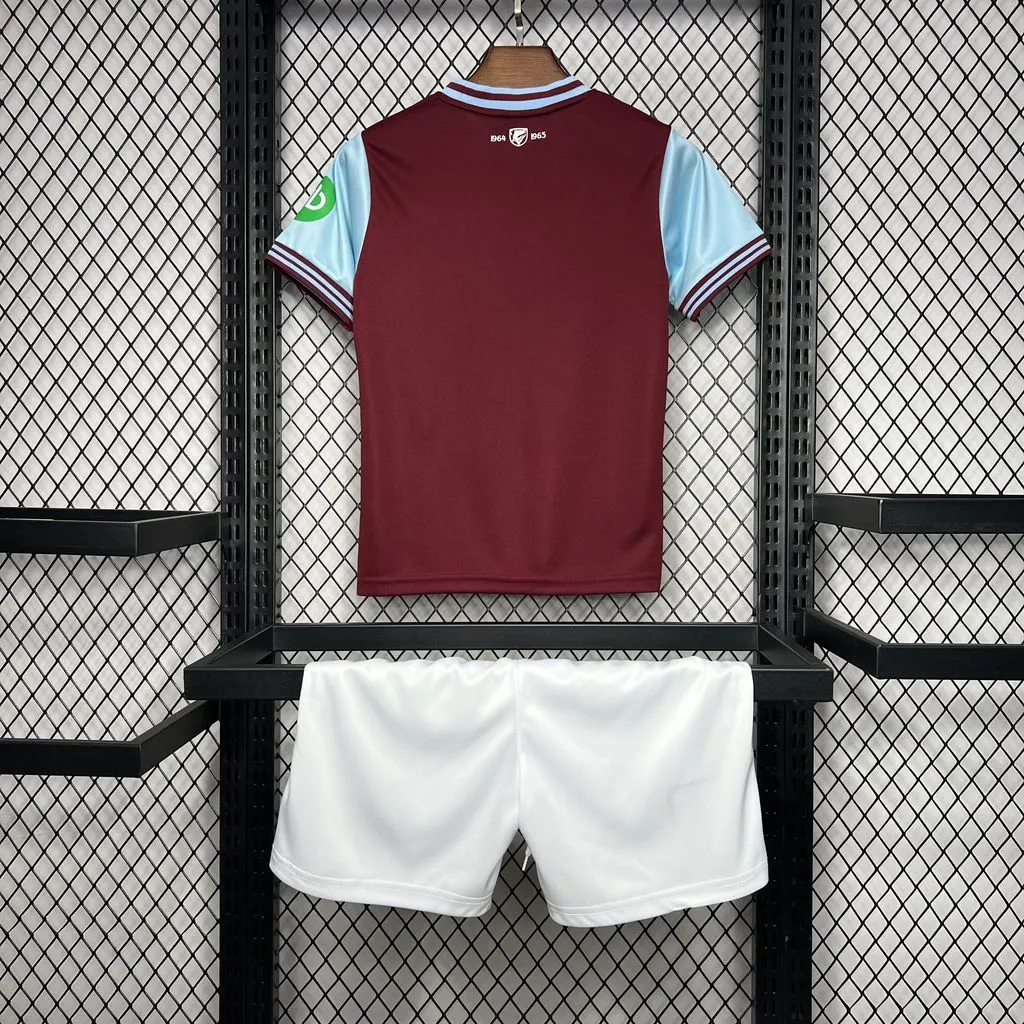 2024/2025 West Ham United Football Shirt Home 1:1 Thai Quality  Kids Size