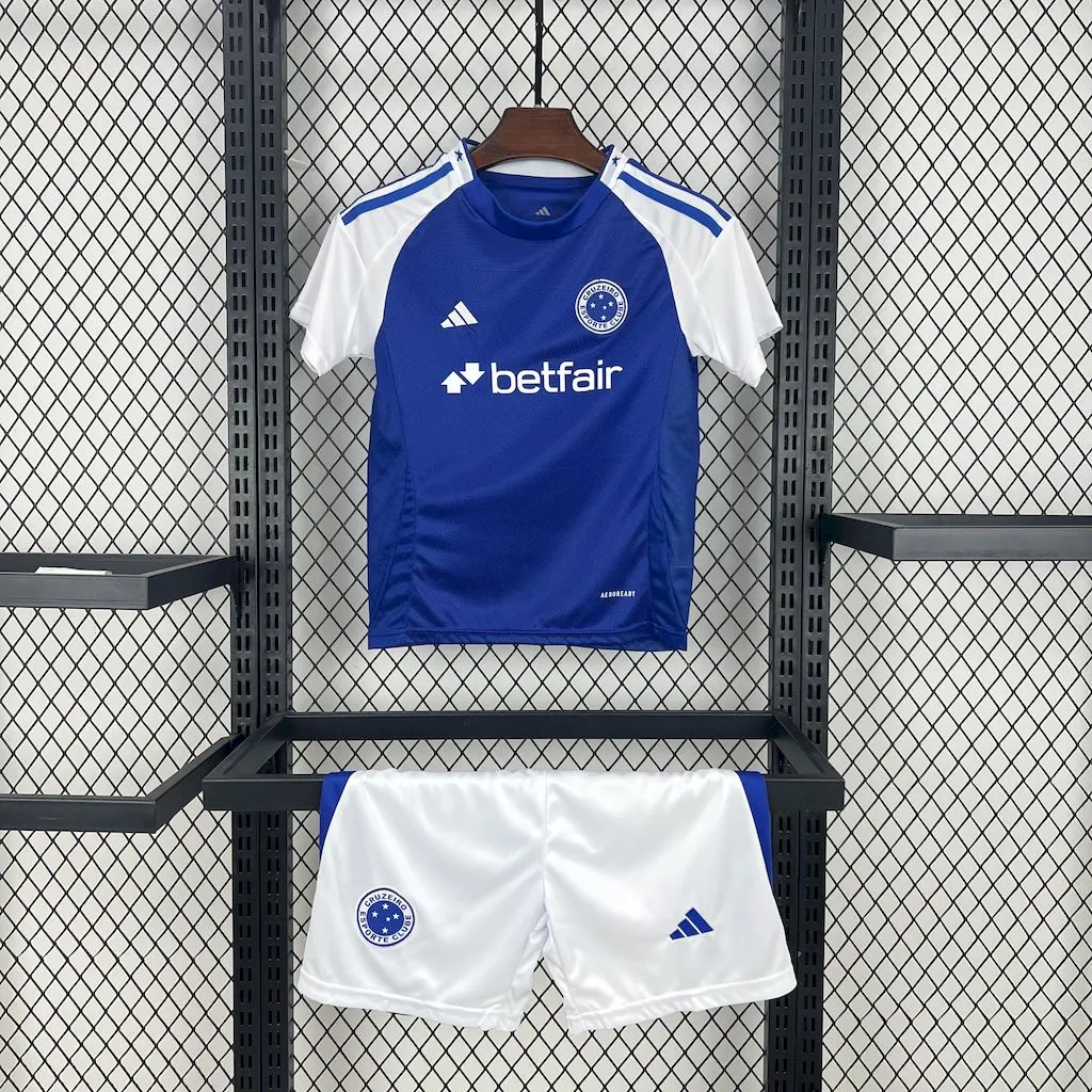 2025/2026 Cruzeiro Home  Football Jersey 1:1 Thai Quality Kids Size
