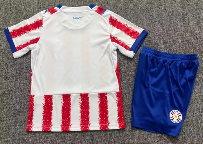 2026 Paraguay National Team Home Football Shirt 1:1 Thai Quality Kids Size