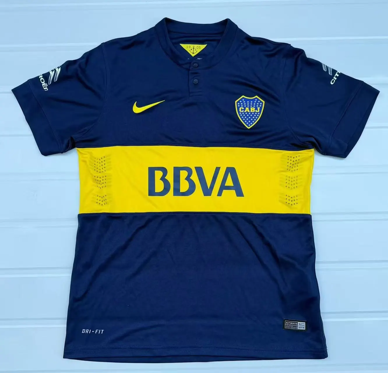 2014/2015 Retro Boca Juniors Home Football Jersey 1:1 Thai Quality