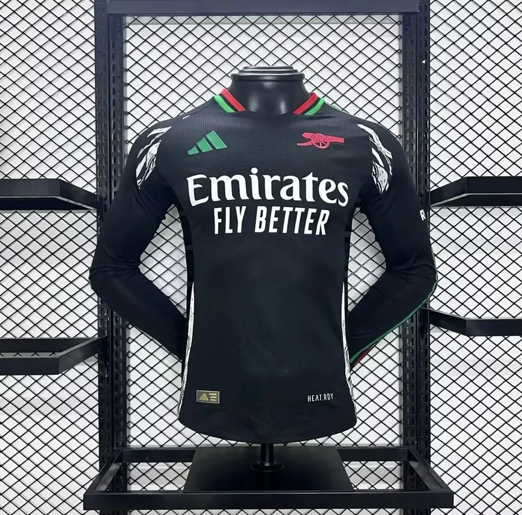 2024/2025 Long Sleeves Arsenal Away Player Version Football Shirt 1:1 Thai Quality
