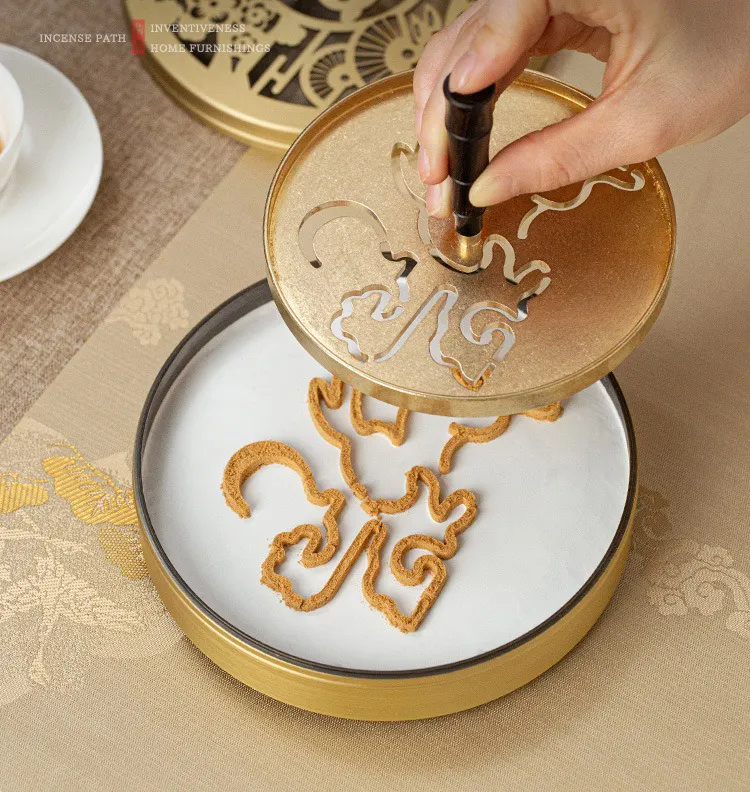 NingNatural 12cm Grand Bronze Incense Censer & Seal Mold 6