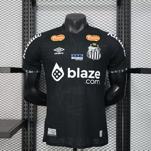 2025/2026 Player Version Santos Special Edition Black 01 Football Shirt 1:1 Thai Quality