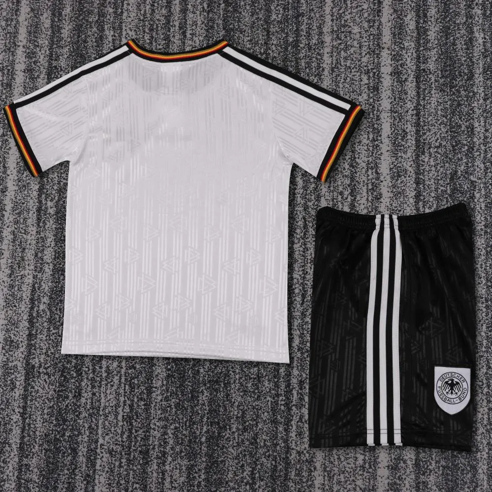 1996 Retro Germany Home Football Shirt 1:1 Thai Quality Kids Size