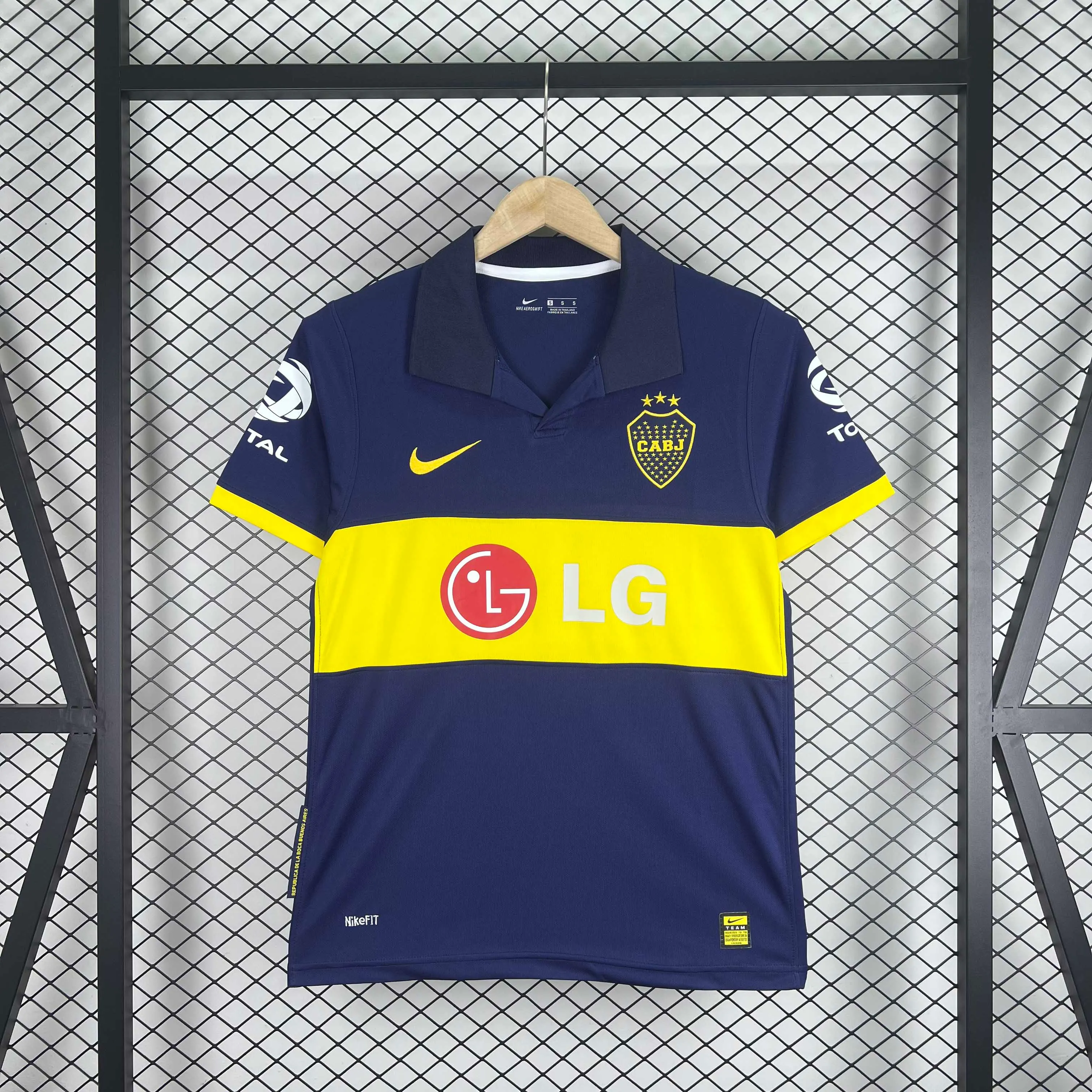 2009/2010 Retro Boca Juniors Home Football Jersey 1:1 Thai Quality