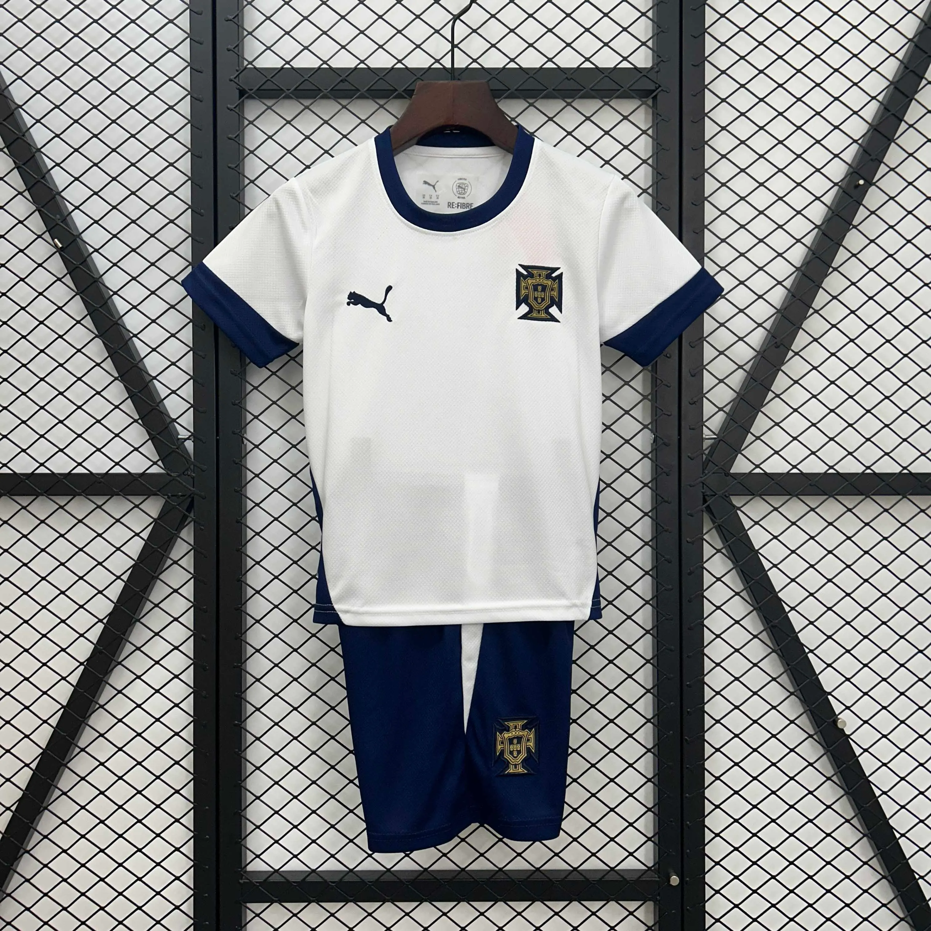 2025/2026 Portugal Training clothes white Football Jersey 1:1 Thai Quality Kids Size