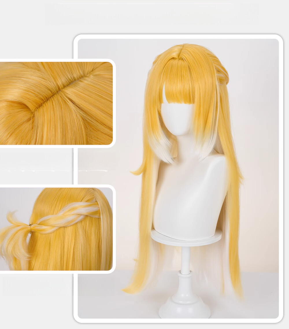 Azuiblc ゼンゼロ フーフー（福福）ウィッグ カツラ コスプレ道具Azm07