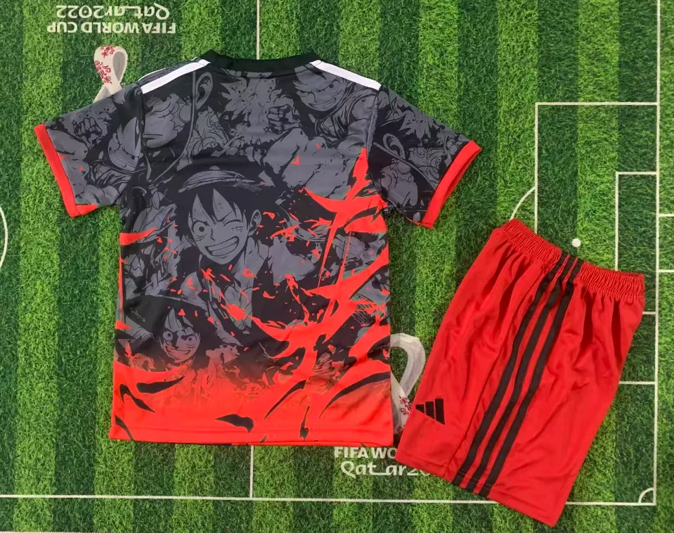 2025/2026 Japan Anime Gray Football Shirt 1:1 Thai Quality Kids Size