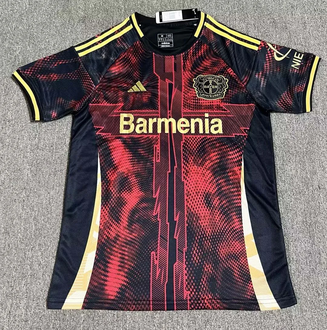 2025/2026 Leverkusen Special Edition Black and Red Football Jersey 1:1 Thai Quality