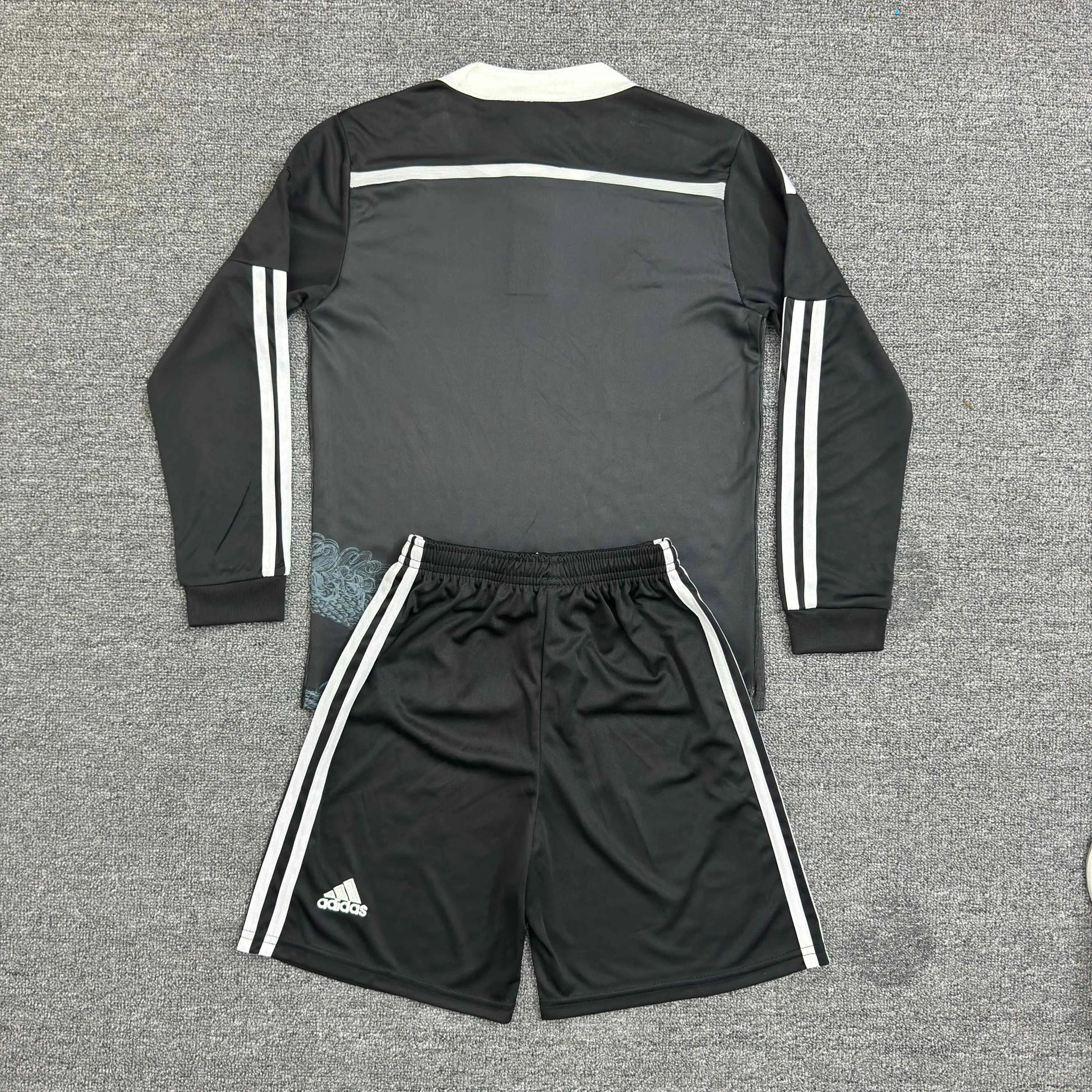 2014/2015 Retro Long Sleeve Real Madrid Third Away Football Shirt 1:1 Thai Quality Kids Size