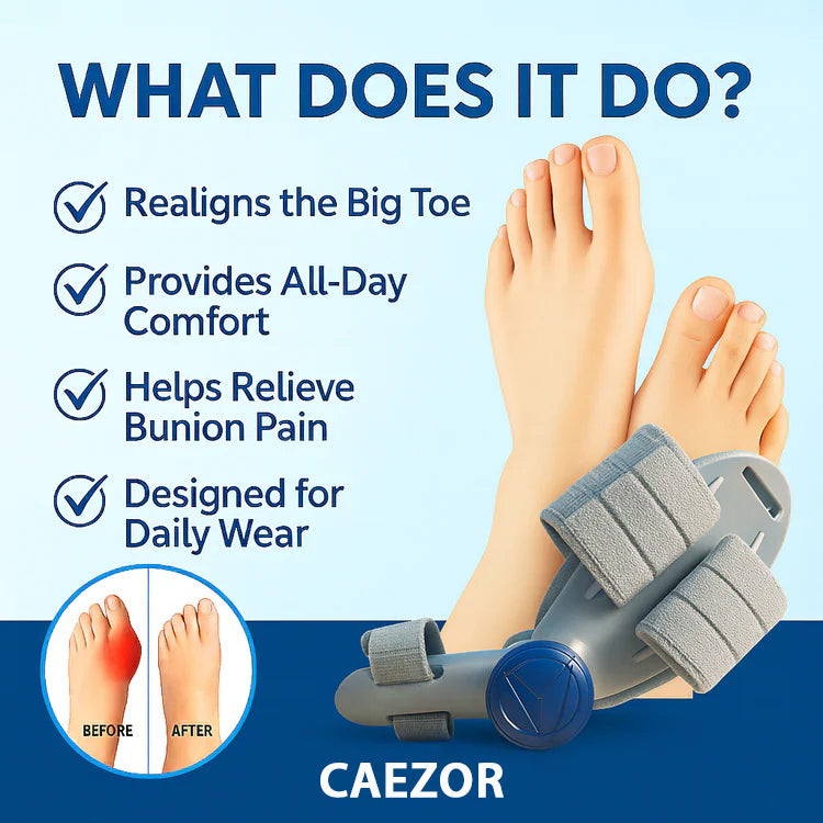 Caezor Bunion Fix in use