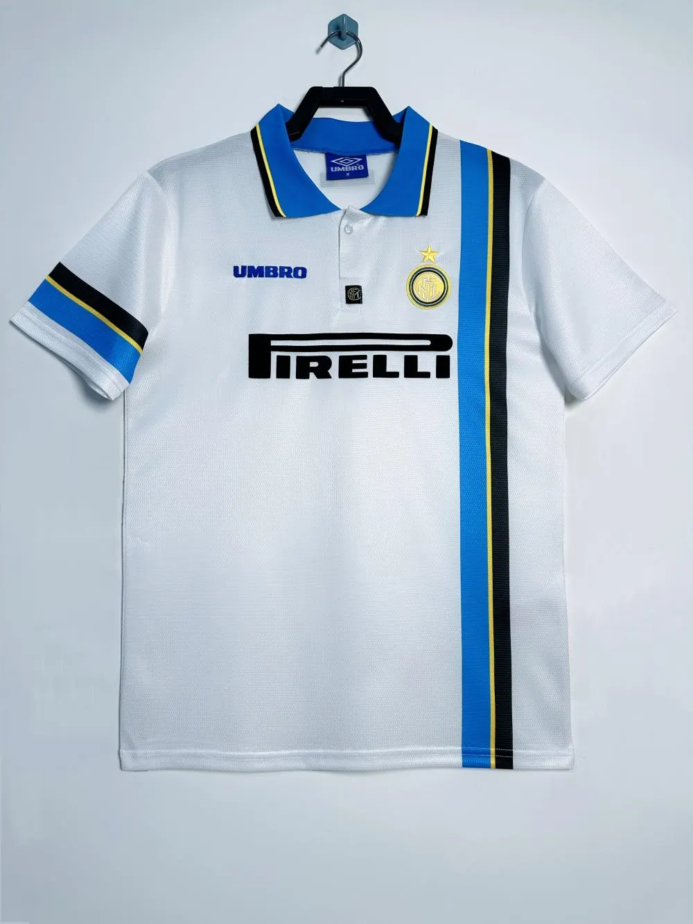 1997/1998 Retro Internazionale Milan Away Football Jersey 1:1 Thai Quality