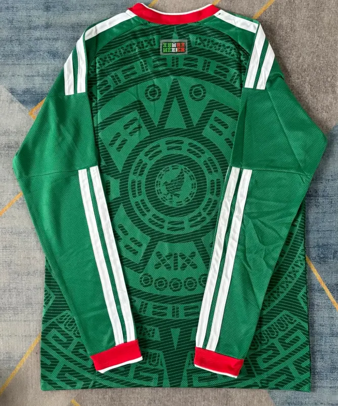 2026 Long Sleeves Mexico Home Football Jersey 1:1 Thai Quality