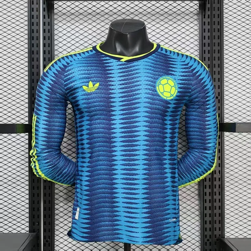 2026 Long Sleeve Player Version Colombia National Team Away Football Jersey 1:1 Thai Quality