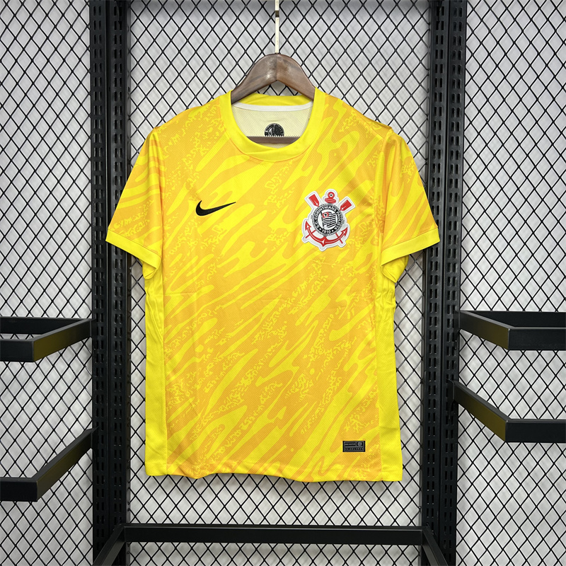 2024/2025 Corinthians Goalkeeper Yellow Jersey 1:1 Thai Quality