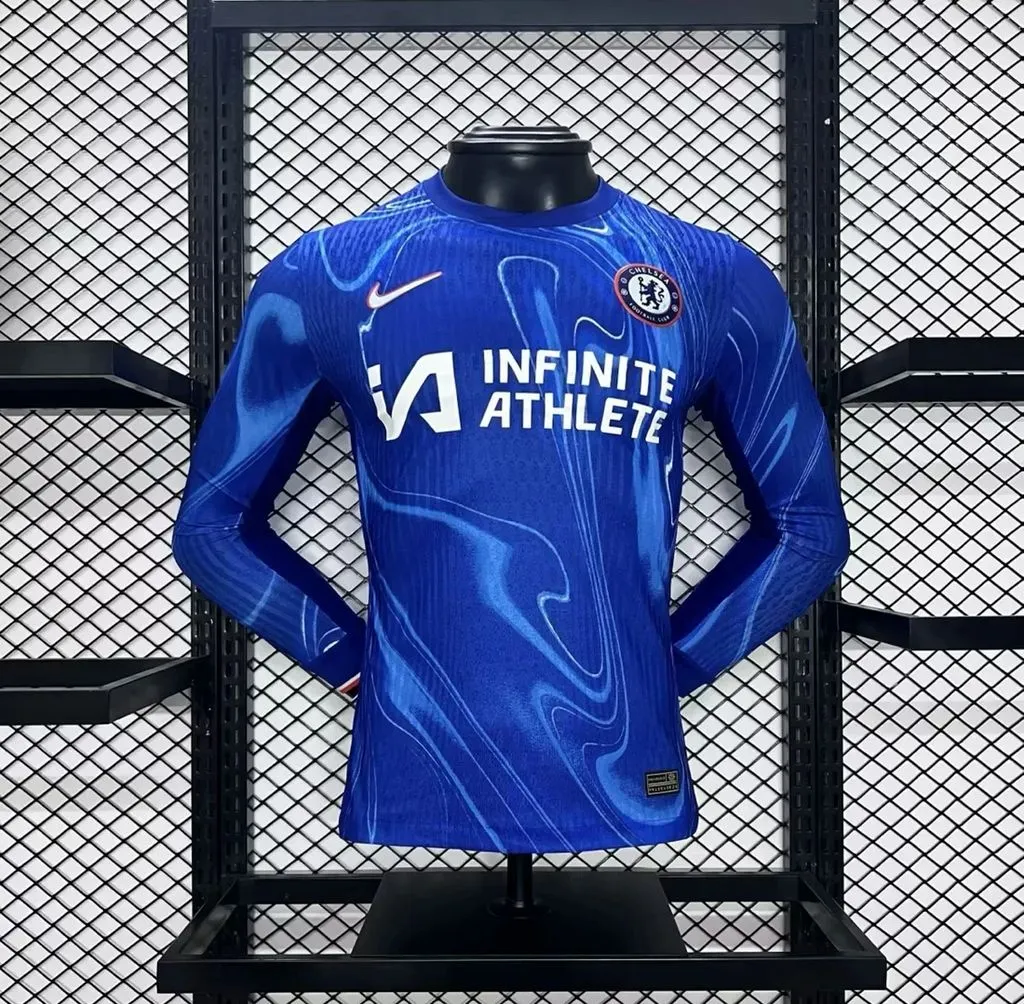 2024/2025 Long Sleeves Chelsea Home Football Shirt  Player Version 1:1 Thai Quality