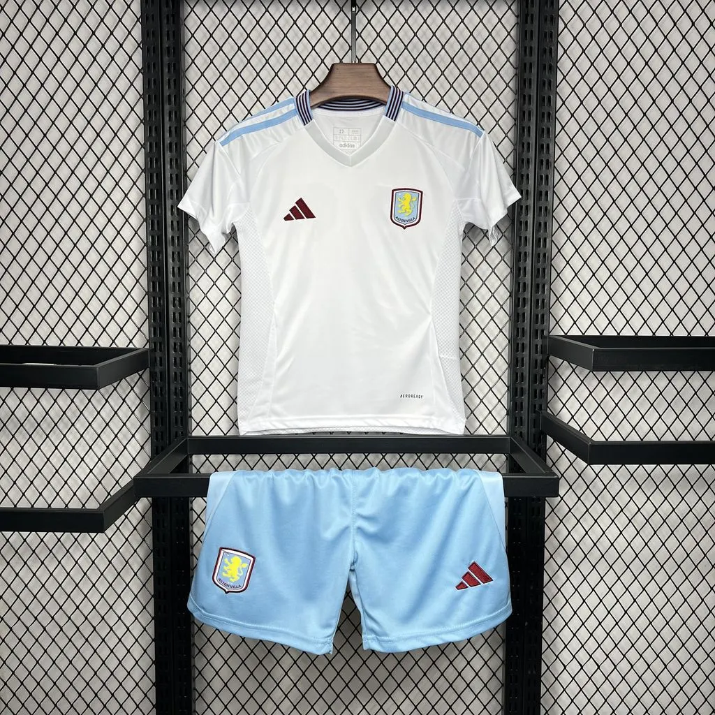 2024/2025 Aston Villa Away Football Jersey Shirt 1:1 Thai Quality Kids Size