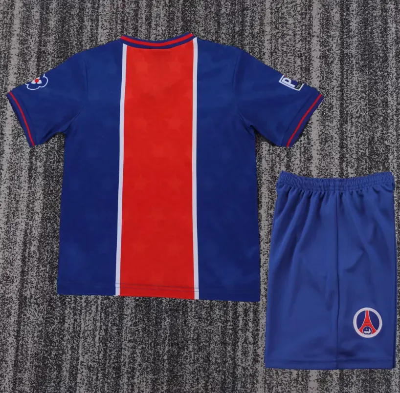 1995/1996 Retro Psg Paris Saint-Germain Home Football Shirt 1:1 Thai Quality Kids Size