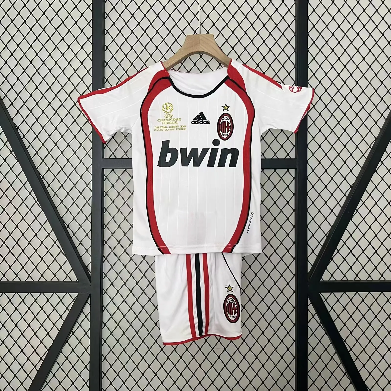2006/2007 Retro AC Milan Away Football Shirt 1:1 Thai Quality Kids Size
