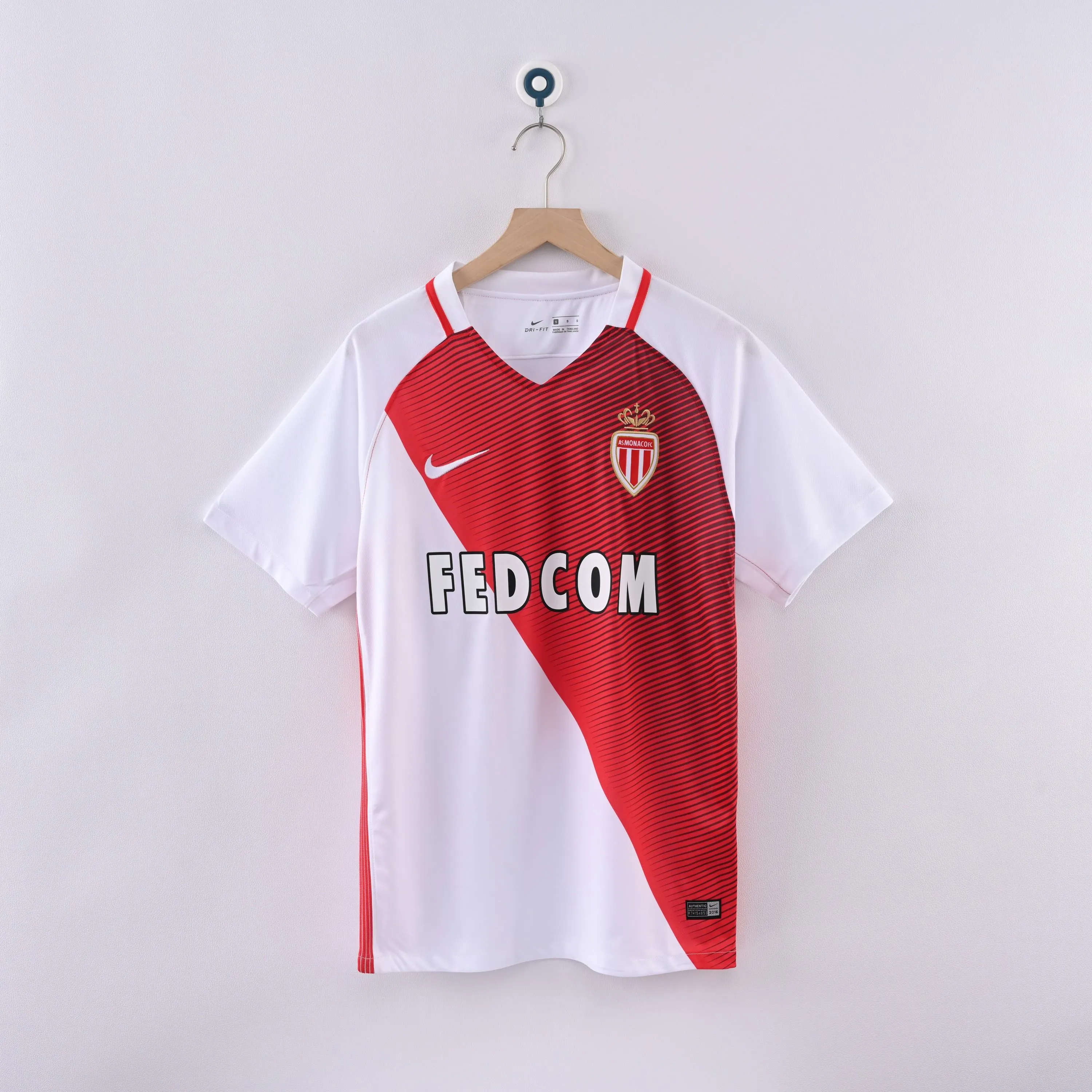 2016/2017 Retro AS Monaco Home(League version)Football Shirt 1:1 Thai Quality