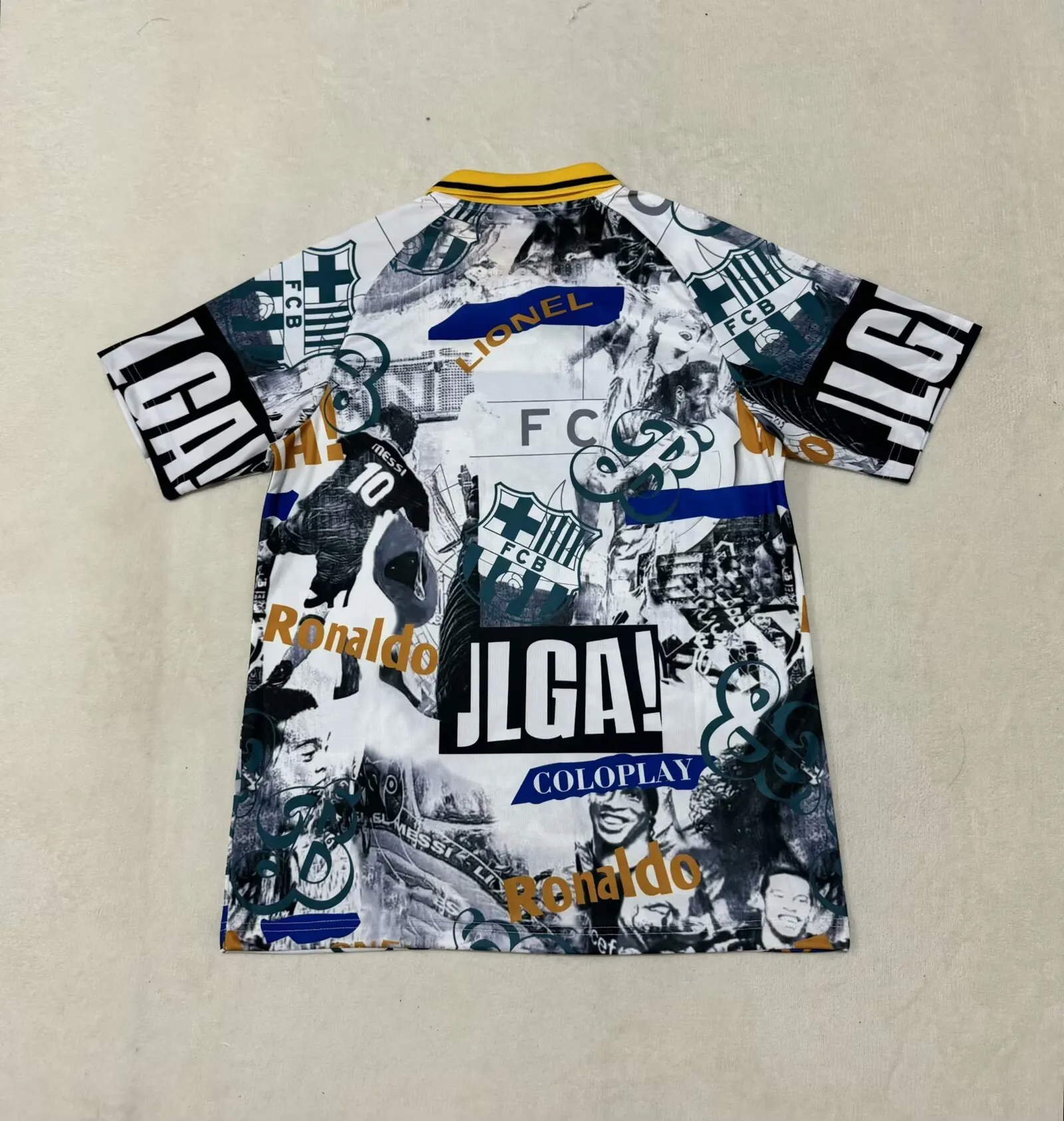 2025/2026 Barcelona Ronaldinho Co-branded version Football Jersey 1:1 Thai quality