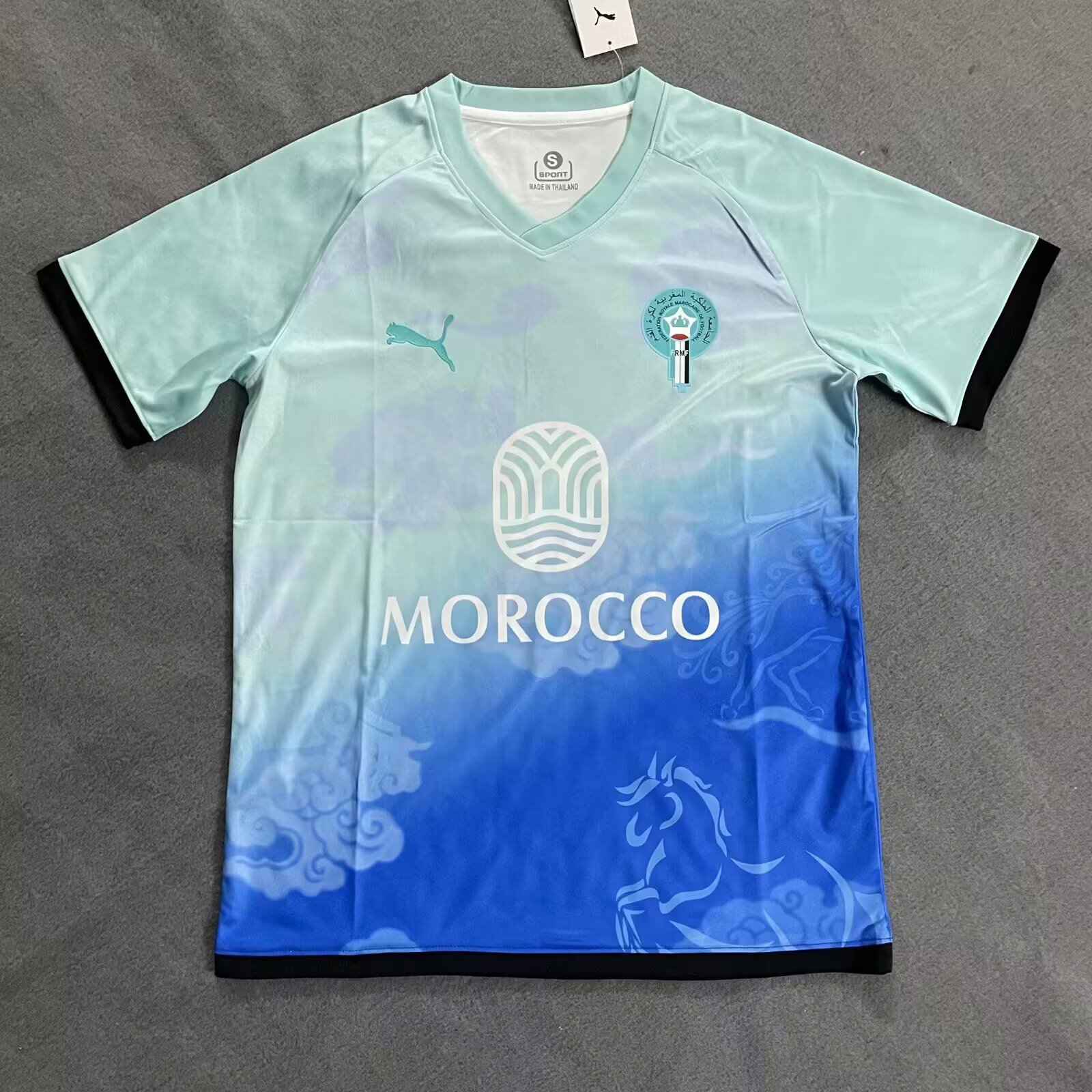 2025/2026 Morocco National Team Special Edition Blue And Green Football Jersey 1:1 Thai Quality