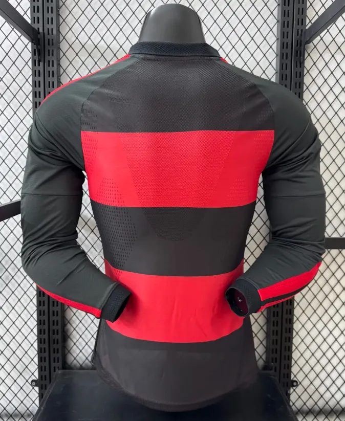 2026/2027 Long Sleeve Player Version Flamengo Home Jersey 1:1 Thai Quality
