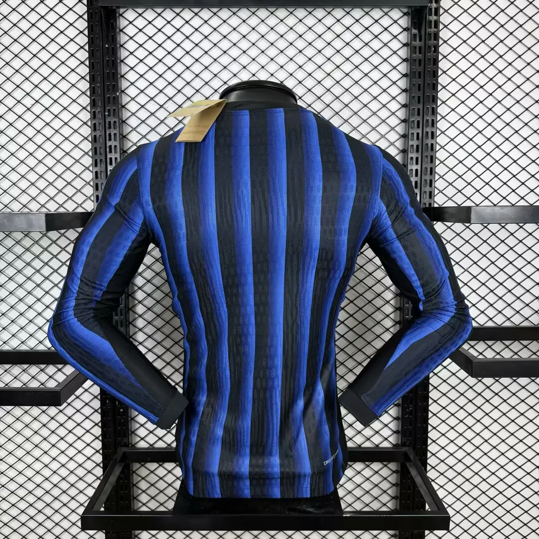 2025/2026 Long Sleeves Inter Milan Home Player Version Football Jersey1:1 Quality Thai