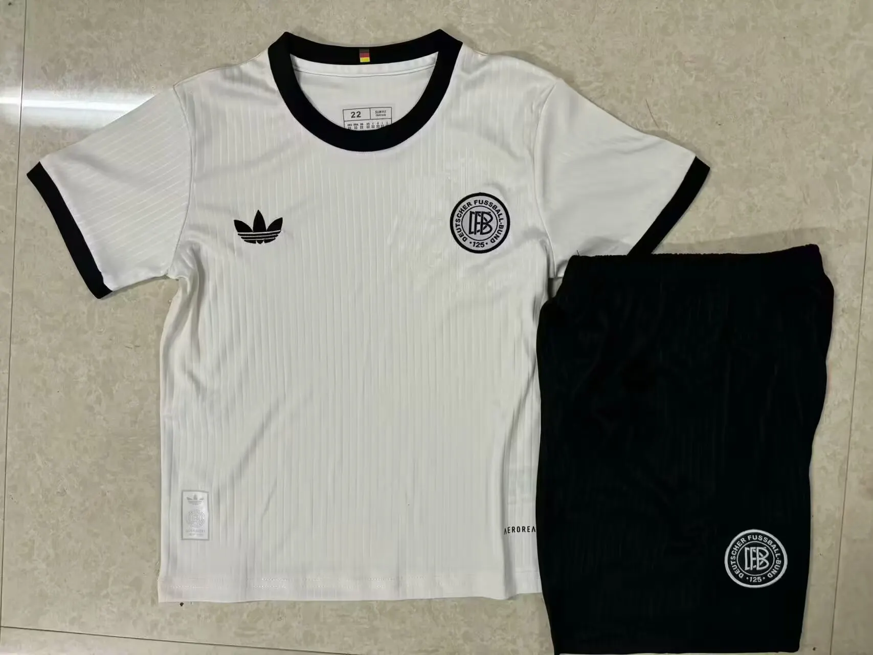 2025/2026 Germany 125th Anniversary Edition White Football Jersey 1:1 Thai Quality Kids Size