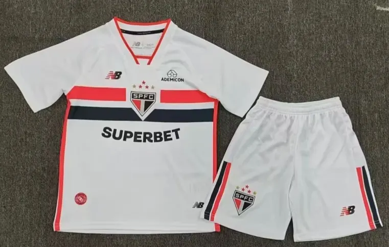 2026/2027 São Paulo Home Jersey 1:1 Thai Quality Kids Size