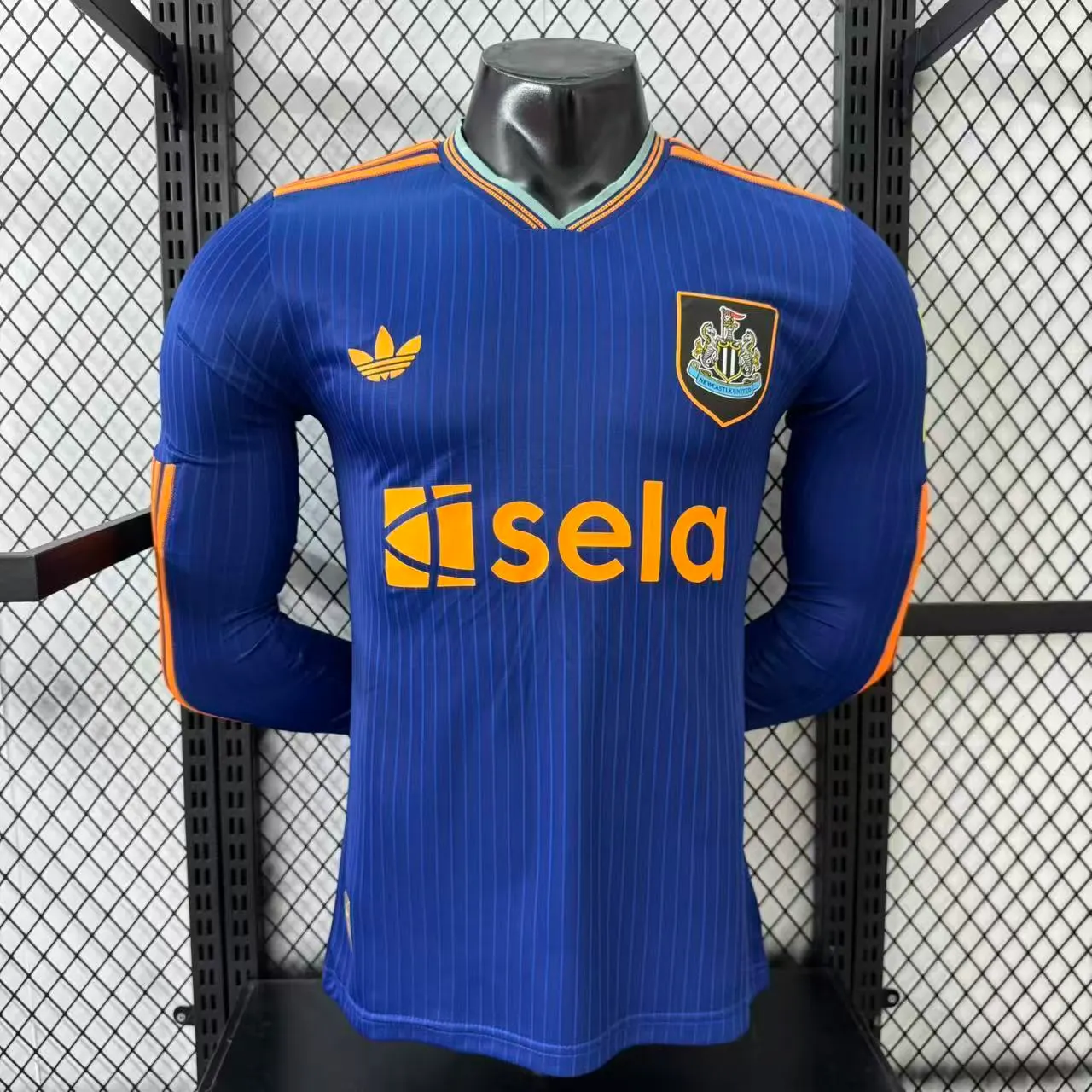 2025/2026 Long Sleeve Player Version Newcastle United Third Away Football Jersey 1:1 Thai Quality