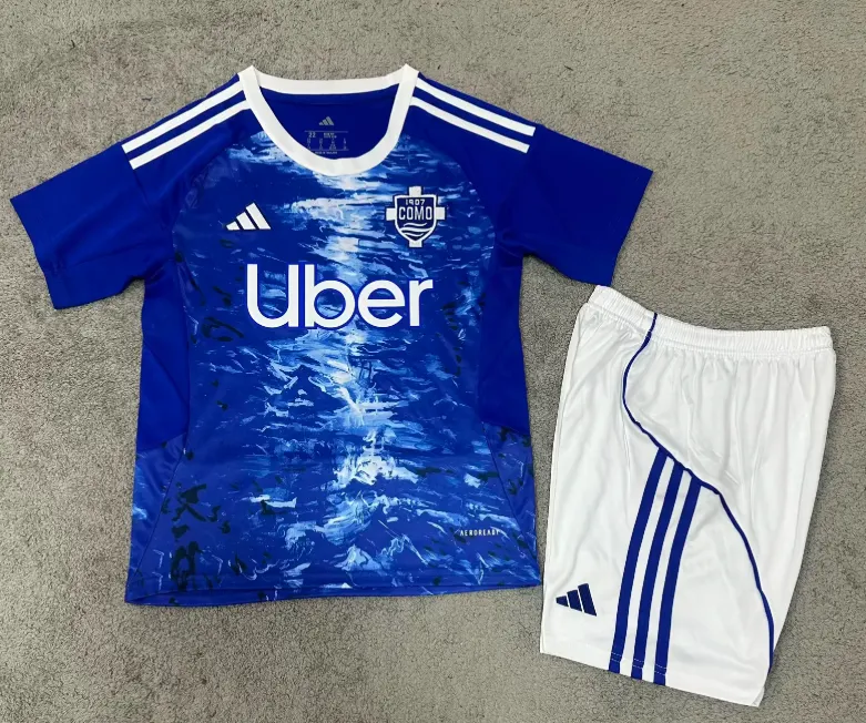 2025/2026 Como Home Football Shirt 1:1 Thai Quality Kids Size