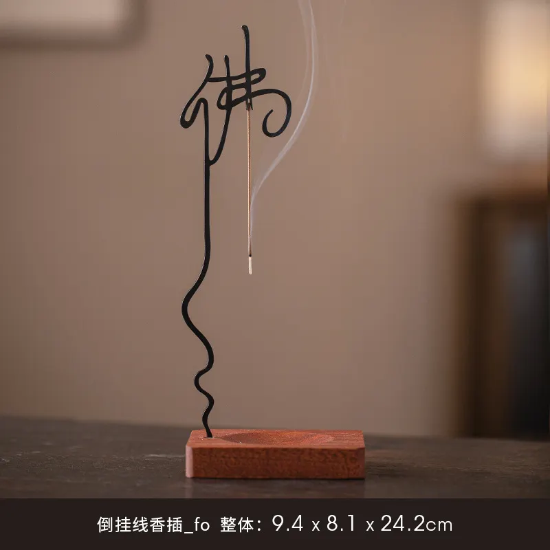 Zen Incense Base Incense Burner Upside-Down Incense Holder Home Indoor Tea Room Incense Insert Living Room Aromatherapy Stove Ornaments 15