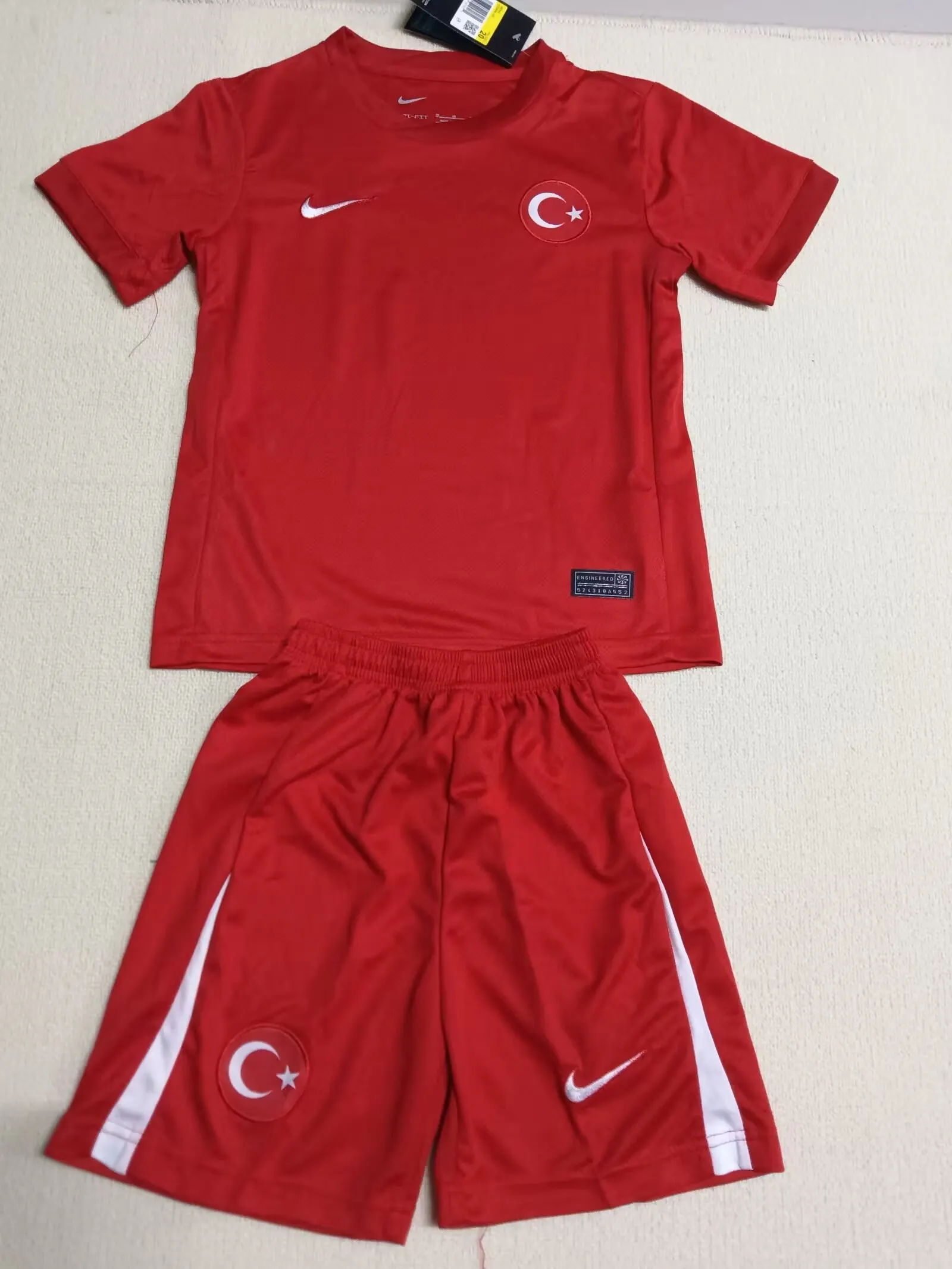 2024 Türkiye National Team Home Football Shirt 1:1 Thai Quality Kids Size