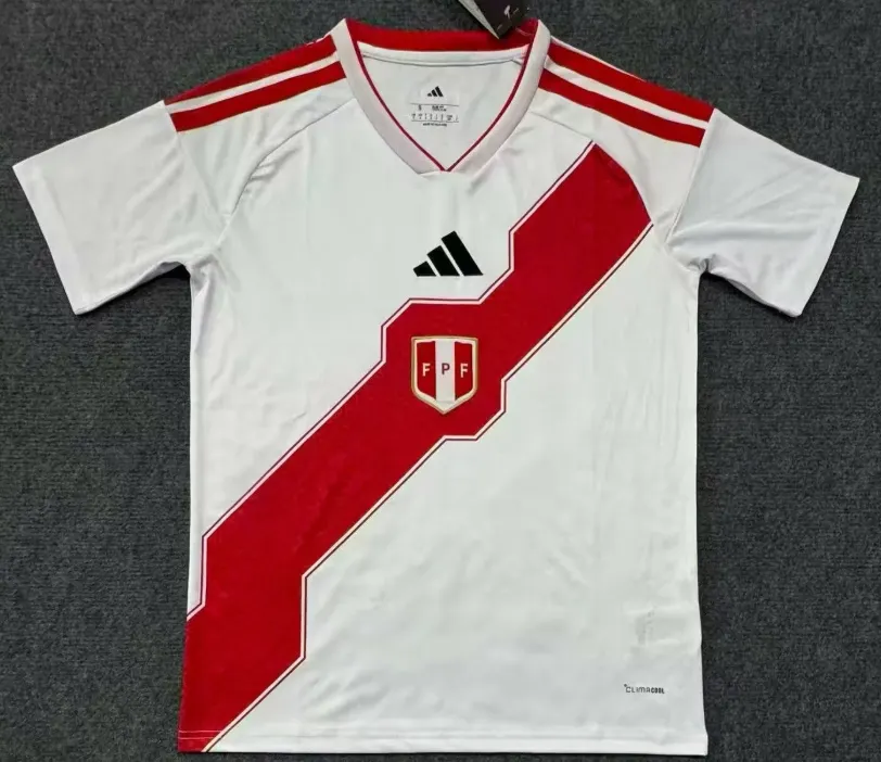 2026 Peru National Team Home Football Jersey 1:1 Thai Quality