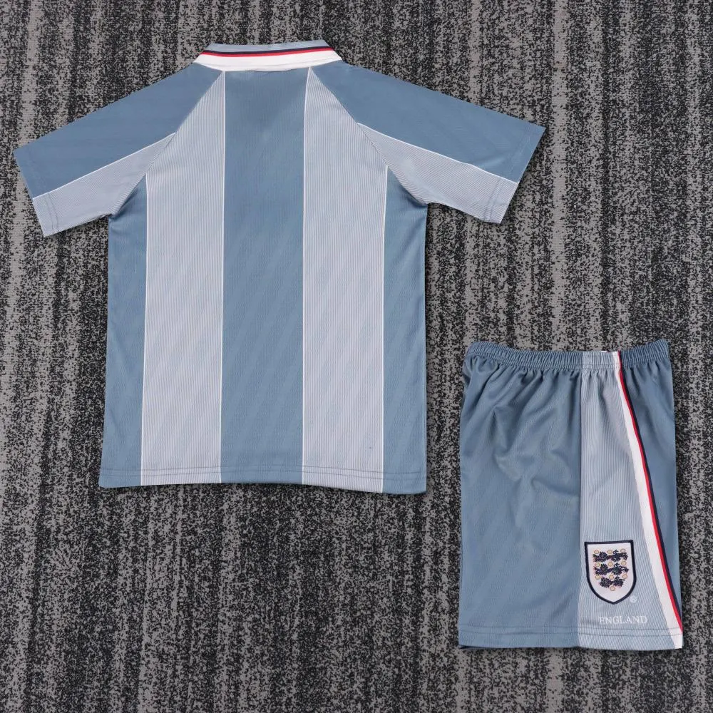 1996 Retro England Away Football Shirt 1:1 Thai Quality Kids Size