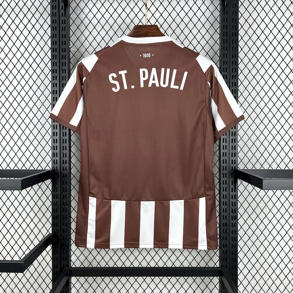 2025/2026 St Pauli Home Football Jersey 1:1 Thai Quality