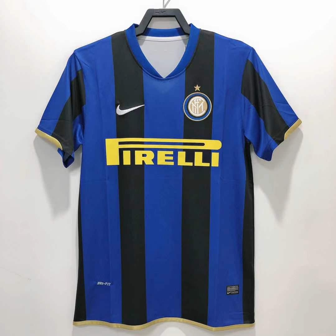 2008/2009 Retro Inter Milan Home Euro Football Jersey 1:1 Thai Quality
