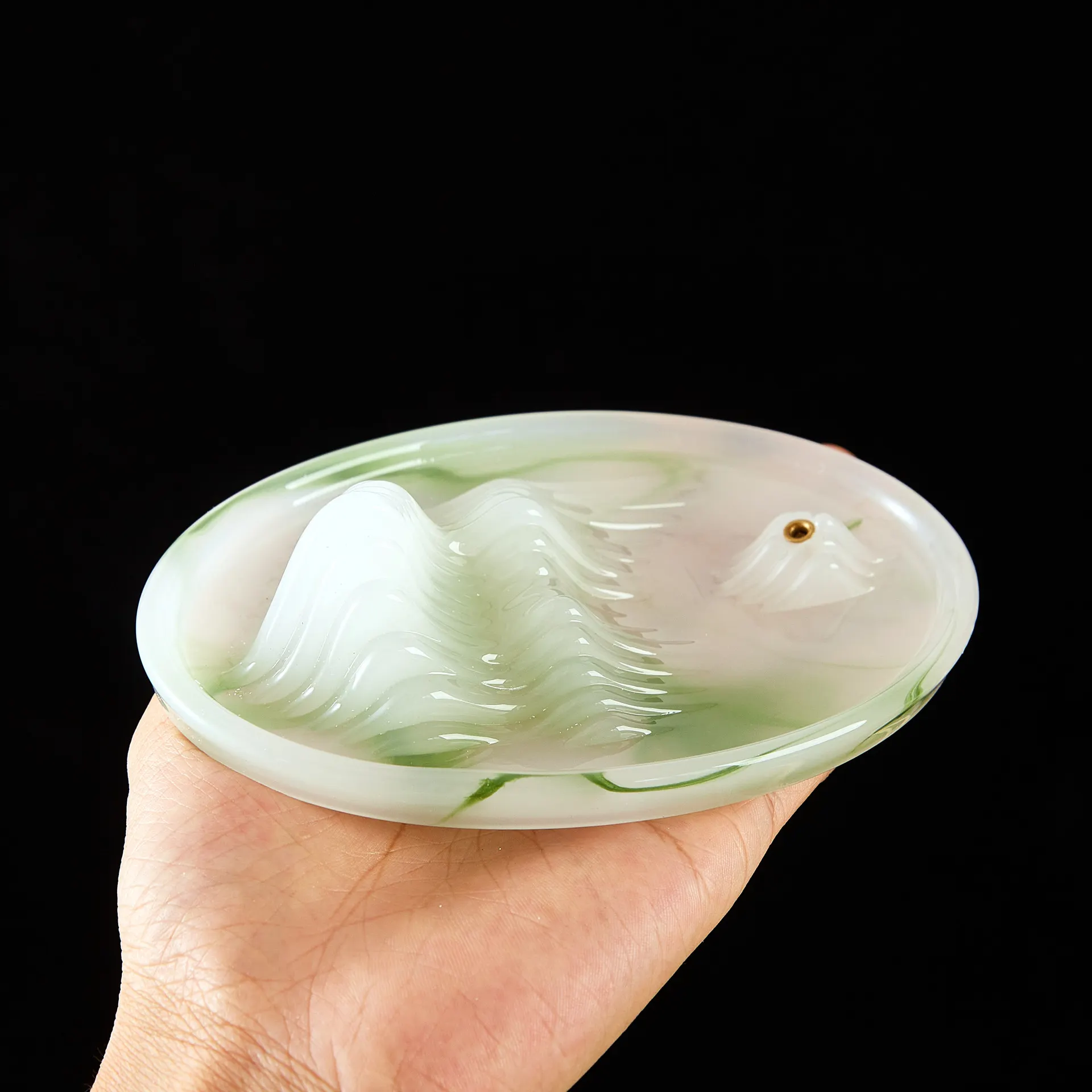 Creative Qianli Jiangshan Fragrance Insertion Fragrance Pet Tea Table Ornaments Household Line Incense Incense Incense Furnace Cultural and Creative Gift 10