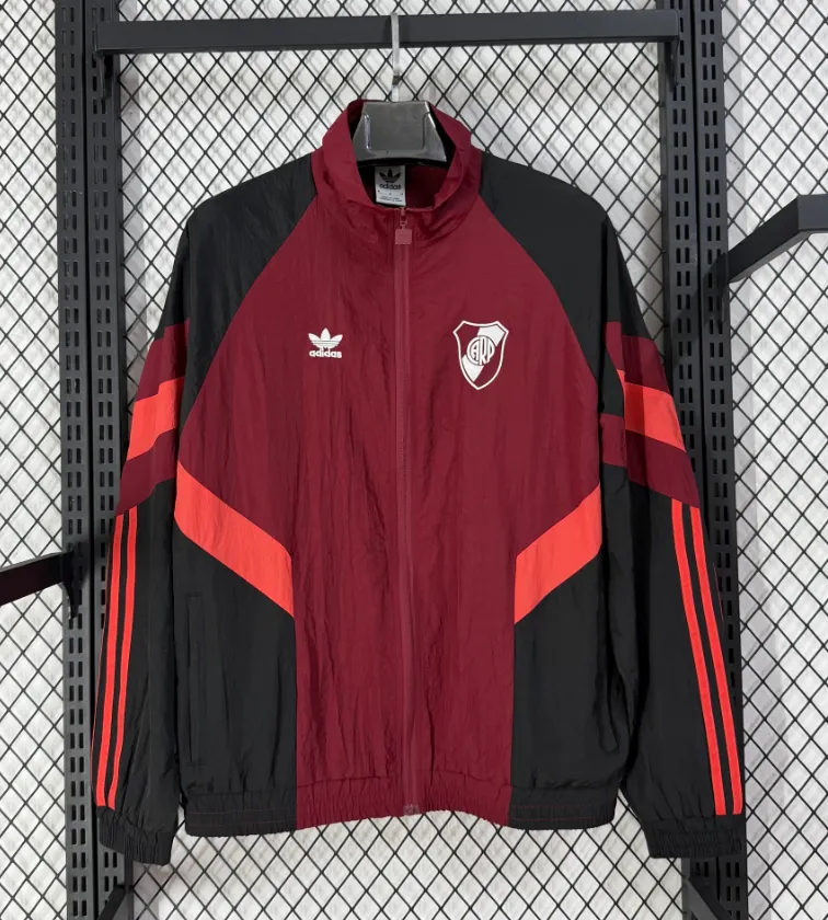 2025/2026 River Plate Windbreaker Soccer Jersey 1:1 Thai Quality