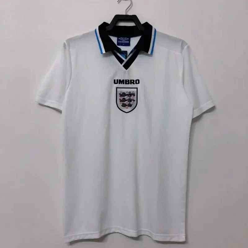 1996 Retro England Home Soccer Jersey 1:1 Thai Quality