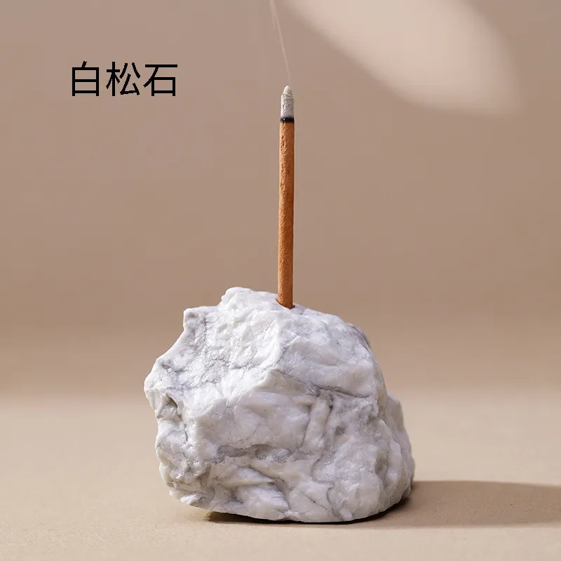 Natural White Pink Amethyst Raw Stone Incense Insert Crystal Ore for Buddha Incense Burner Incense Holder Diffuser Stone Base Wholesale 11